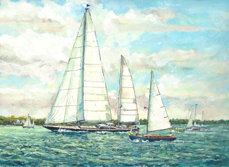 “Off to the Shipyard Cup” - Ed Brown/Ed Brown’s Wharfside Gallery Ed Brown/Ed Brown’s Wharfside Gallery