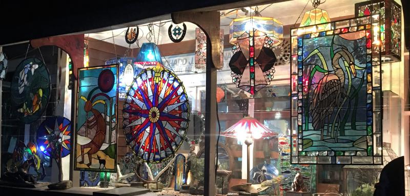 Richard “Dick” MacDonald’s Stained Glass. Richard “Dick” MacDonald’s Stained Glass.