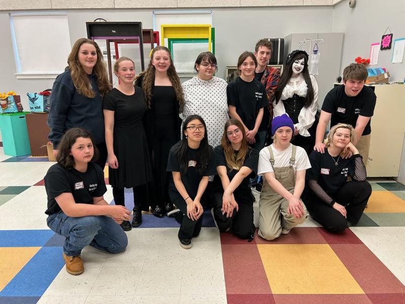 The Boothbay Region High School drama students. Mary Miller photo