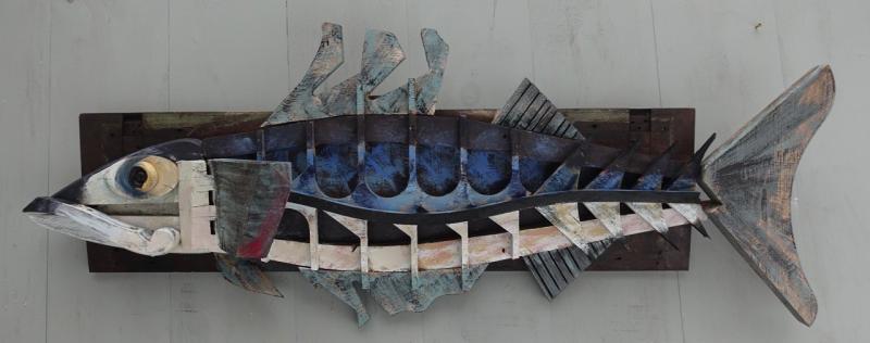 André Benoit’s “Horse Mackerel.” Courtesy of Southport Memorial Library André Benoit