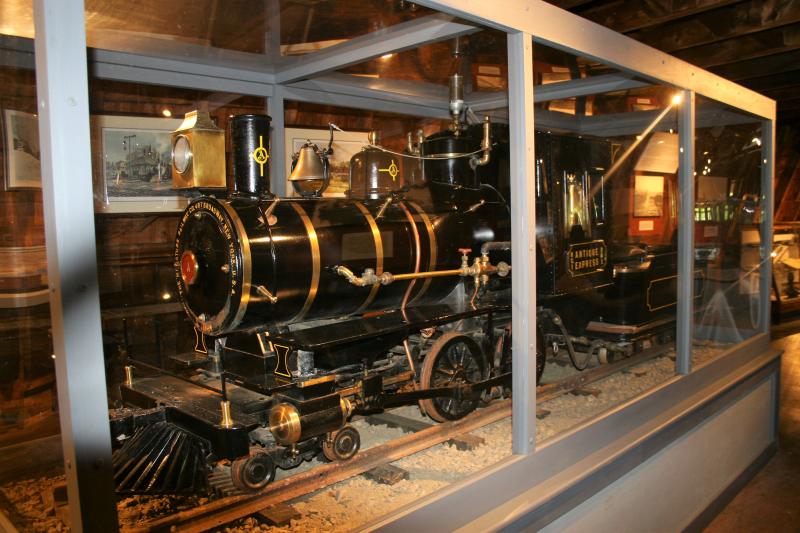 A display at the Narrow Gauge Museum at Boothbay Railway Village Museum. File photo