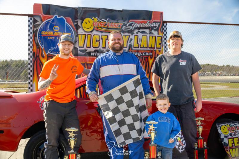 Roadrunner Victory Lane, from left: Noah McGrath, Kyle Enman, Silas Enman and Alec Brown. Jasen Dickey Photography
