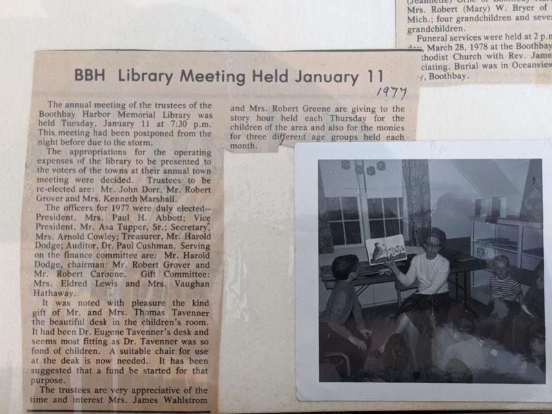 Courtesy of BHML archives