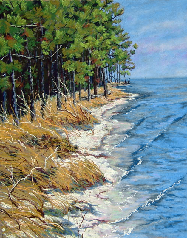 Candace Vlcek - “Along the Shore” is among the work in the new show at The Grill opening May 28. Courtesy of Kim Skillin Traina Candace Vlcek