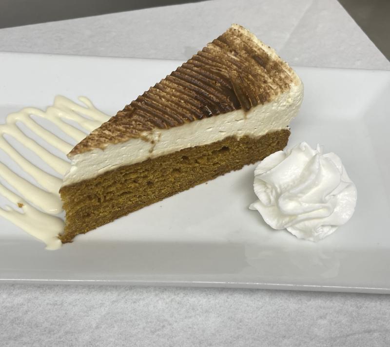 White and dark chocolate mousse, Boathouse Bistro. Ralph Smith photo