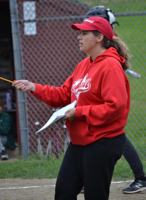Coach Lisa Smith. KEVIN BURNHAM/Boothbay Register