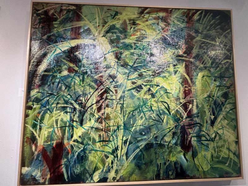 “Ituri Forest Congo” - oil on canvas by Anne Eisner.