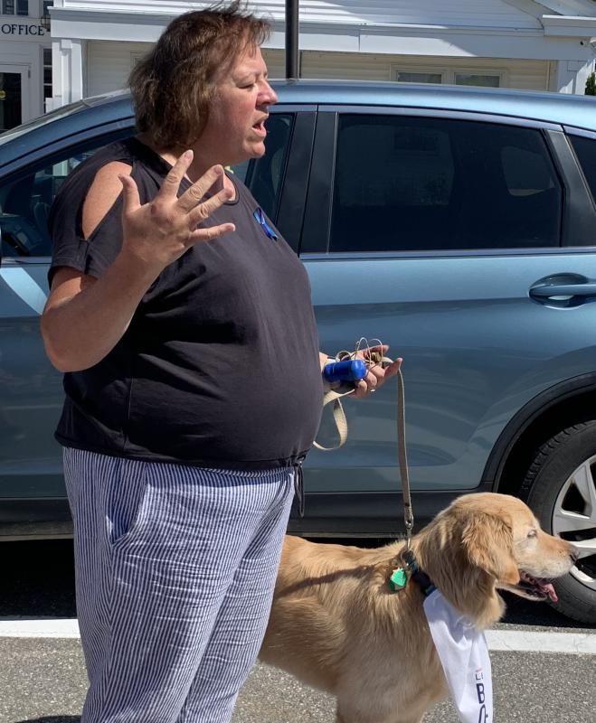 Janet Clark organized the third annual Veterans’ Suicide Prevention March, which took place June 1. BILL PEARSON/Boothbay Register