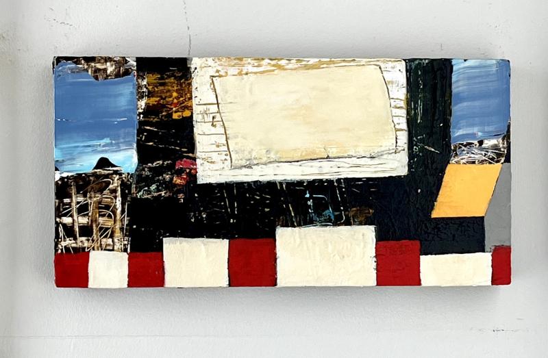 “Untitled” - 5’ x 7” mixed media on paper, 2024, Jaap Eduard Helder. Jaap Eduard Helder