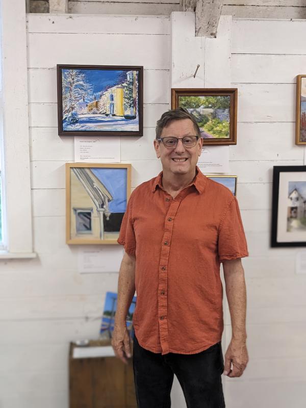 Artist John Sawyer. CANDI JONETH/Boothbay Register