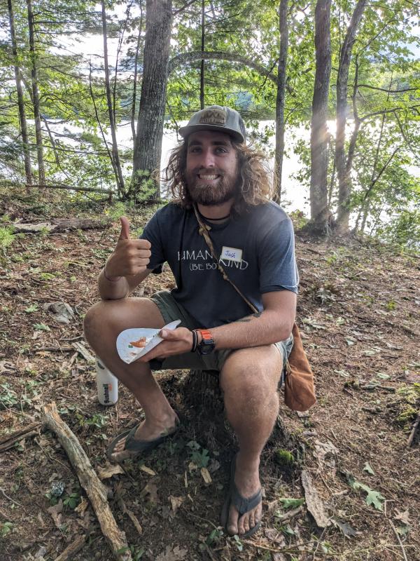 Josh Leathem, Hearty Roots program manager. CANDI JONETH/Boothbay Register Participant