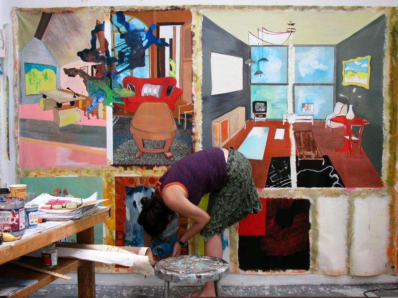 Alejandra Seeber is one of the featured artists in “Blue: A Spatial Dialogue” at The Barn Project Aug. 10 - Sept. 15. Courtesy of the venue Alejandra Seeber