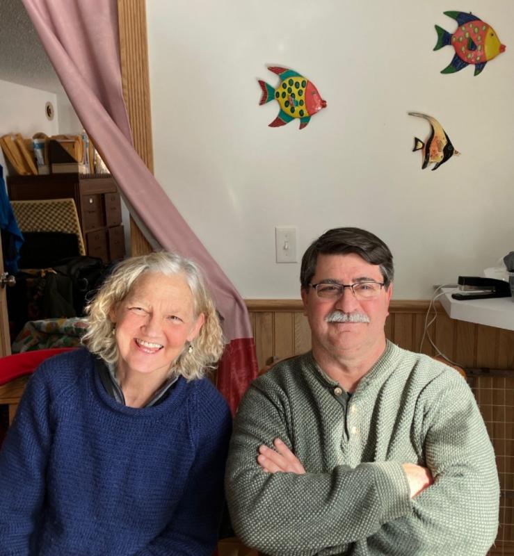 Katrina “Tina” Sedney and husband Damian. Courtesy of Damian Sedney