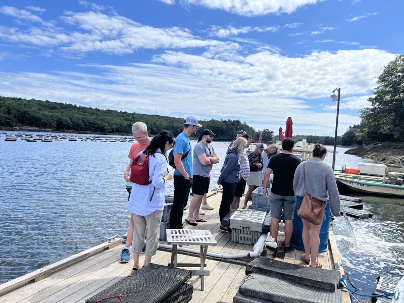 Celebrate summer’s end with KELT at Eros Oysters for a aquaculture farm tour and tasting on Saturday, Sept. 7 from 11 a.m. to 1 p.m. and support KELT’s work across the Kennebec Estuary! Courtesy of Eros Oysters