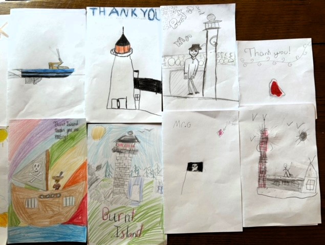 Handmade thank you cards. Courtesy of Jennifer Lassen