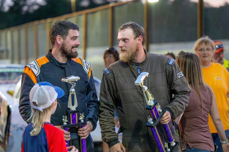David Greenleaf (right) and Kevin Sherman (left) were announced as the winner (Greenleaf) and runner-up (Sherman) following tech. Jasen Dickey Photography