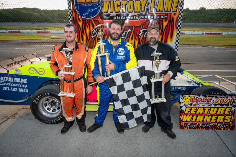 Modified top 3, from left: Brian Treadwell, Adam Chadbourne and Chuck Colby. Courtesy of David Montgomery/Mainemmonty Media