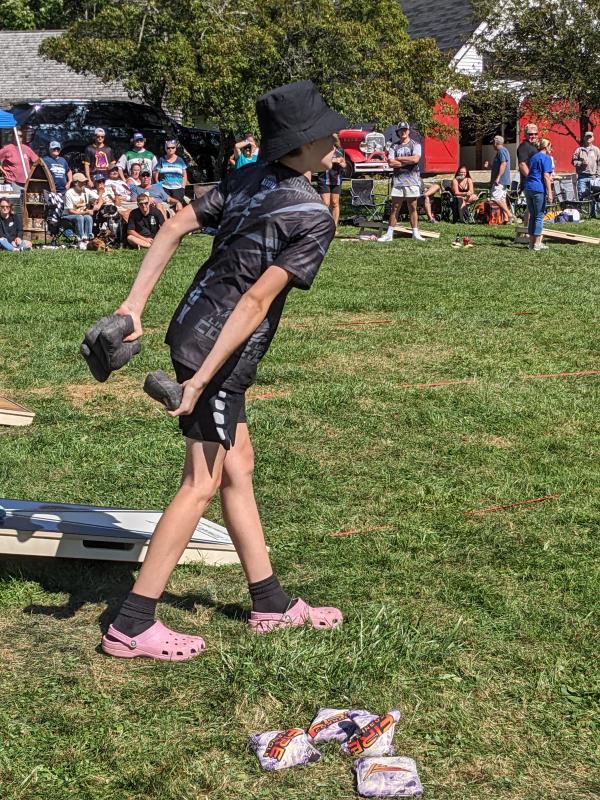Boothbay Cornhole Classic. CANDI JONETH/Boothbay Register