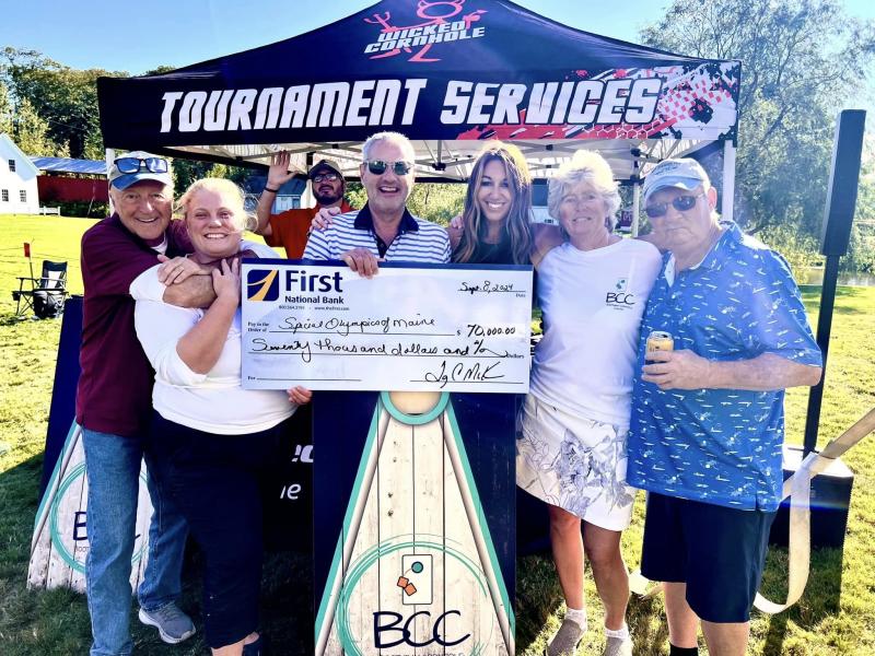 Boothbay Cornhole Classic raised $70,000 for Special Olympics Maine and Unified Championship Club. Courtesy photo