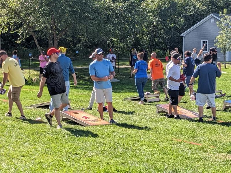 Boothbay Cornhole Classic. CANDI JONETH/Boothbay Register