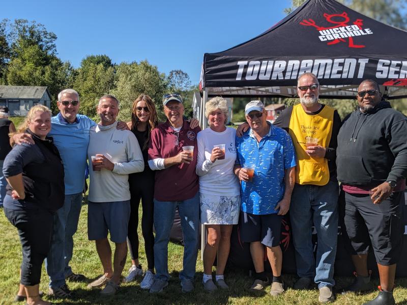Boothbay Cornhole Classic. CANDI JONETH/Boothbay Register
