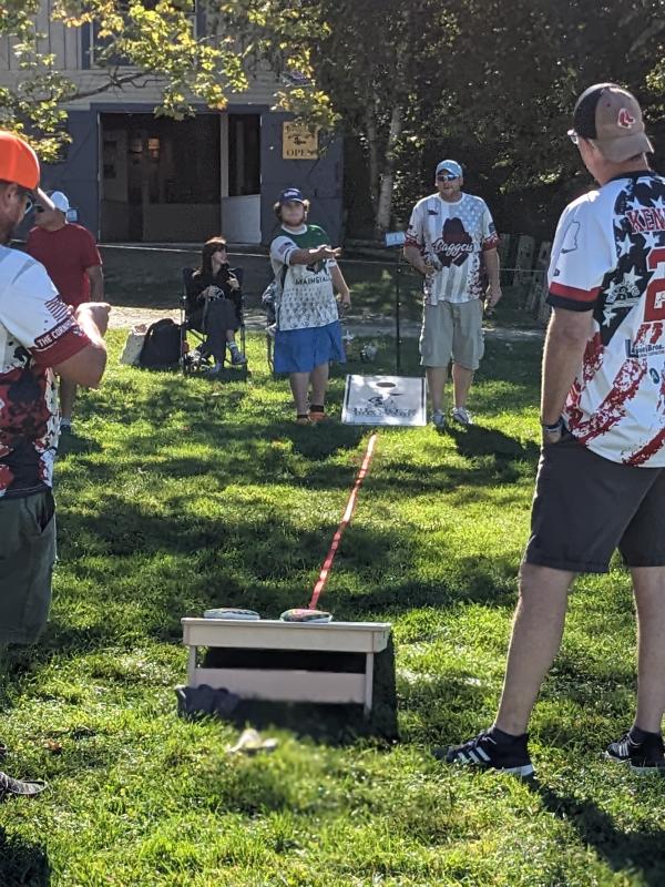 Boothbay Cornhole Classic. CANDI JONETH/Boothbay Register