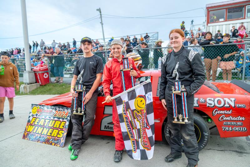 4 Cyl Pro Top 3, from left: Ben Burgess, Max Parlin and Chassidy Shorty. Jasen Dickey Photography