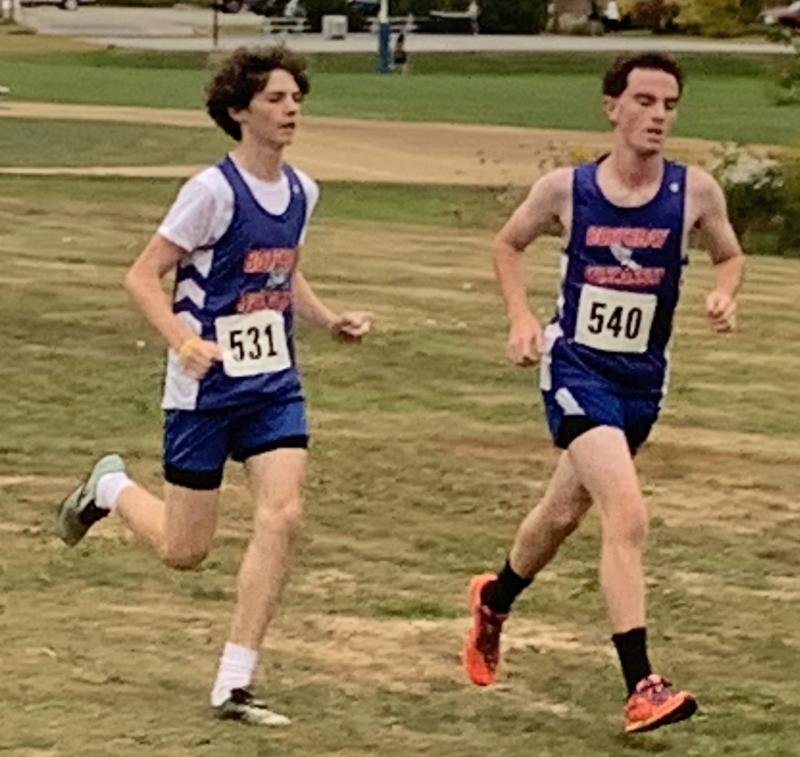 BILL PEARSON/Boothbay Register Boy runners