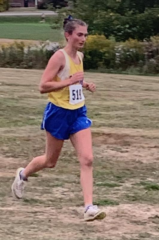 Laura Chapman, who won second place for the girls. BILL PEARSON/Boothbay Register A girl runner.