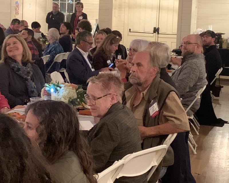 The 2024 Boothbay Harbor Region Chamber of Commerce annual dinner Oct. 15 drew a large crowd. BILL PEARSON/Boothbay Register crowd