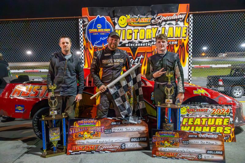 Strictly Shootout podium, from left: Billy Childs, Jr., Josh St. Clair and Dan McKeage Jr. Jasen Dickey Photography Winners lineup