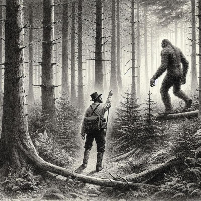 Bigfoot in the Pine Tree State Historical Bigfoot Witness