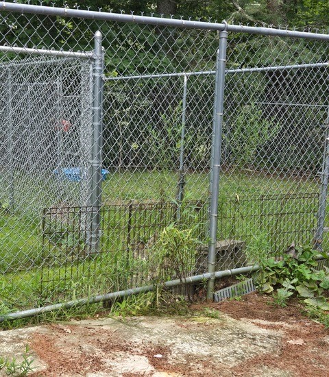 Fence repair. Midcoast Humane photo Fence repair. Midcoast Humane photo