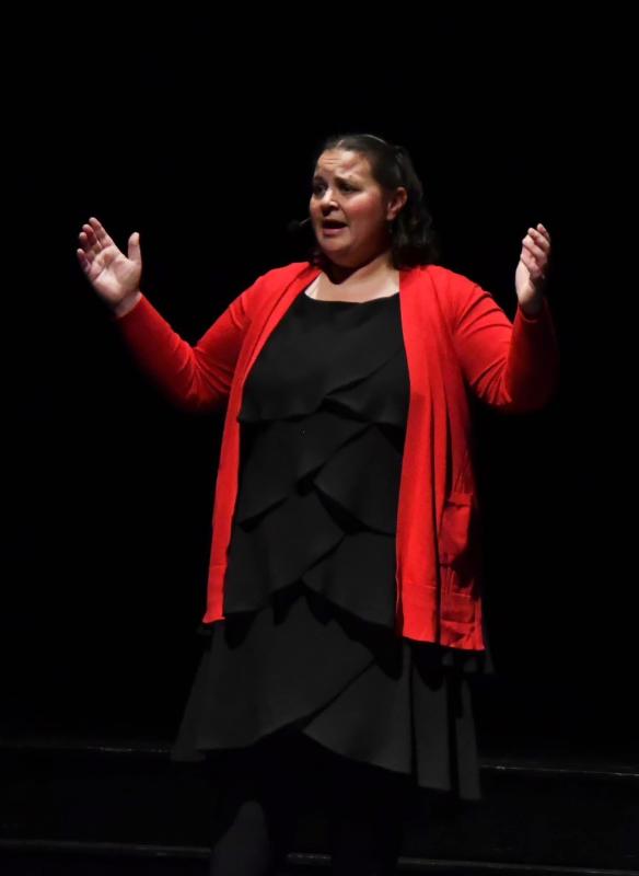 The Y Arts Director, Emily Mirabile, performed "Christmas Lullaby" from Songs For a New World. The Y Arts Director, Emily Mirabile, performed "Christmas Lullaby" from Songs For a New World.