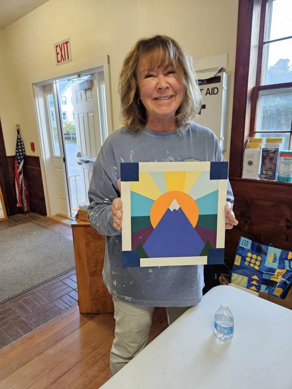 Lucy-Ann Spaulding at the Oct. class. Courtesy of Saskia Reinholt Facebook page Lucy-Ann Spaulding at the Oct. class. Courtesy of Saskia Reinholt Facebook page