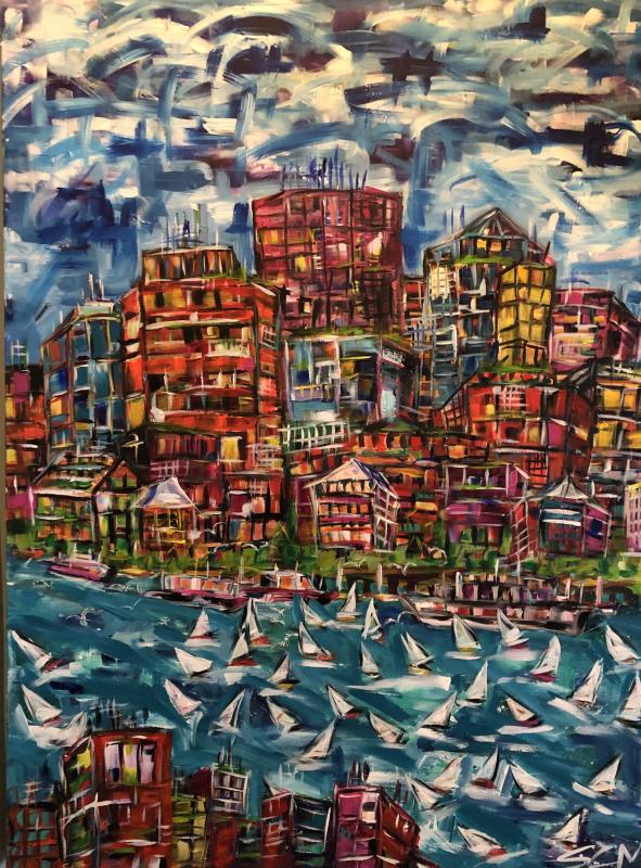 "A City of Beautiful Vibrant Colors" - Sandra Chase Morrissey. "A City of Beautiful Vibrant Colors" - Sandra Chase Morrissey.