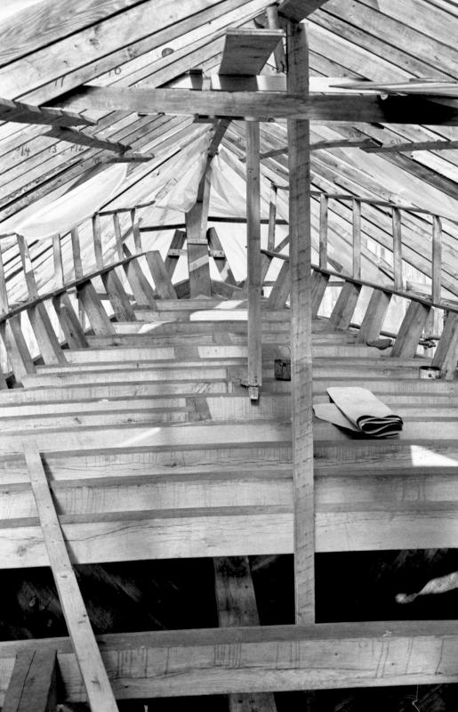 The Bowdoin’s main desk during its reconstruction in the early 1980s at Maine Maritime Museum in Bath. PHIL DI VECE photo The Bowdoin’s main desk during its reconstruction in the early 1980s at Maine Maritime Museum in Bath. PHIL DI VECE photo