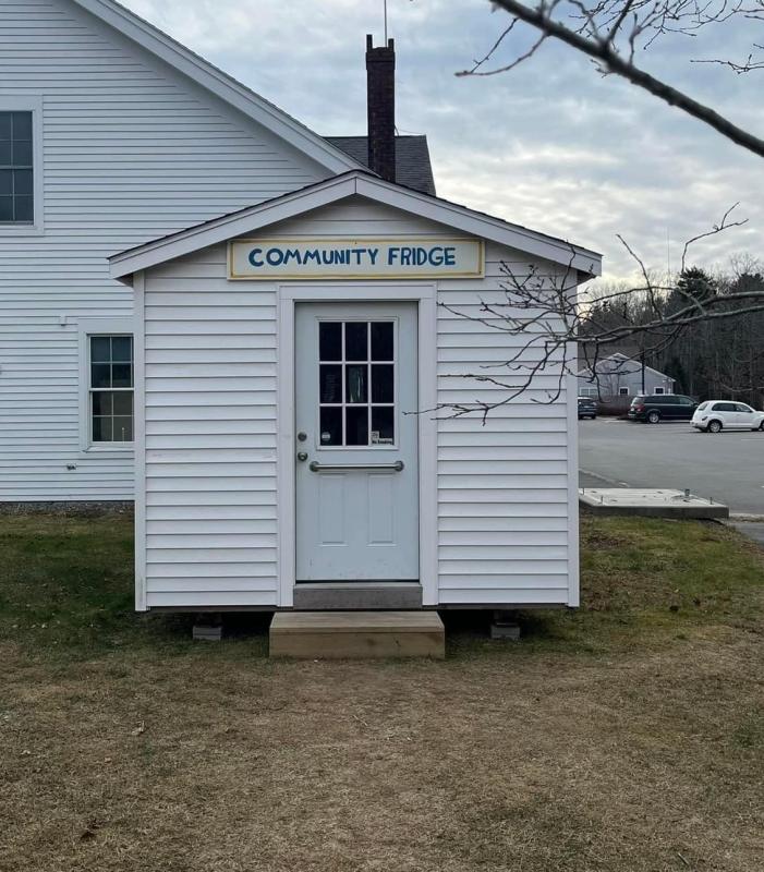 The Community Fridge is located behind Boothbay Town Hall and open at all times. Courtesy photo The Community Fridge is located behind Boothbay Town Hall and open at all times. Courtesy photo