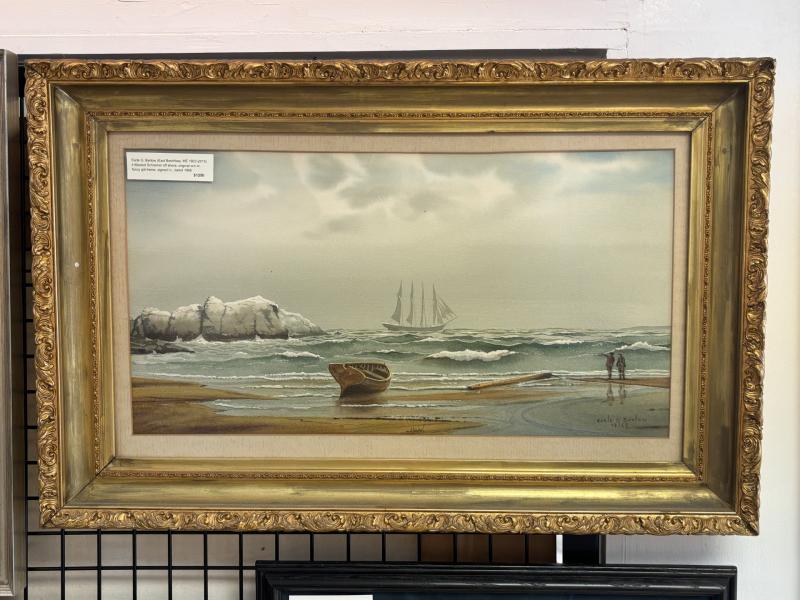 Painting by Earle Barlow. Courtesy of EBTC Painting by Earle Barlow. Courtesy of EBTC