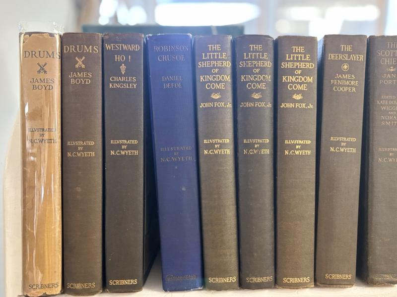Books illustrated by N.C. Wyeth at EBTC. Books illustrated by N.C. Wyeth at EBTC.