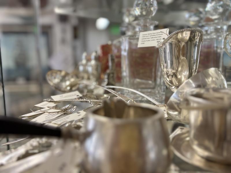 A silver case at EBTC. Sterling silver case at EBTC.