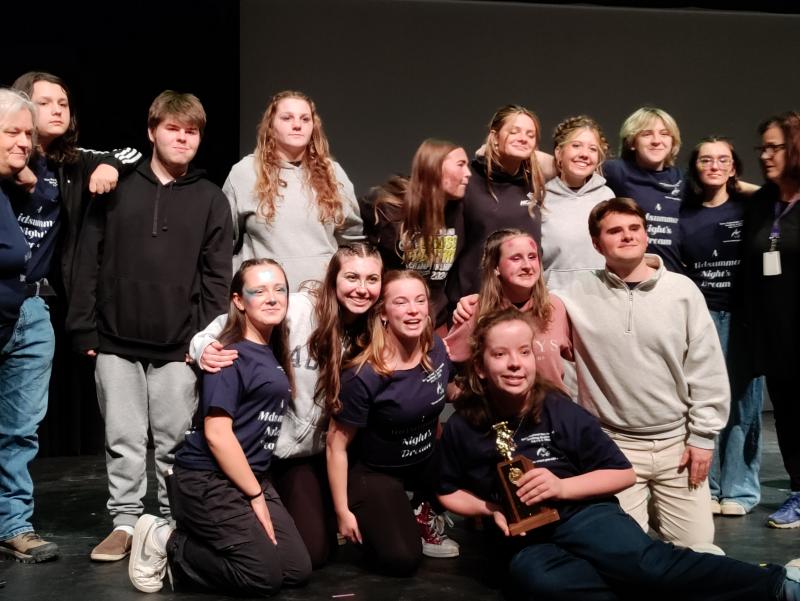 BRHS Drama wins Gold Award at regional One Acts Festival. CANDI JONETH/Boothbay Register CANDI JONETH/Boothbay Register