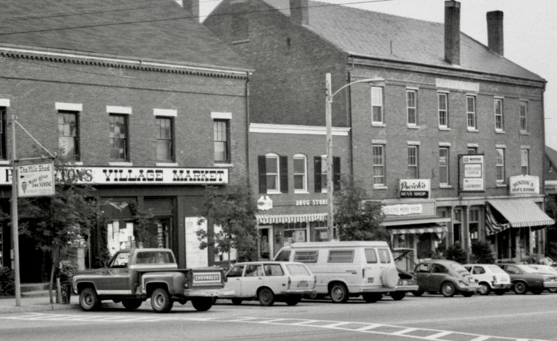 Whitfield's Drug Store is in the center of the picture. PHIL DI VECE photo Whitfield's Drug Store is in the center of the picture. PHIL DI VECE photo