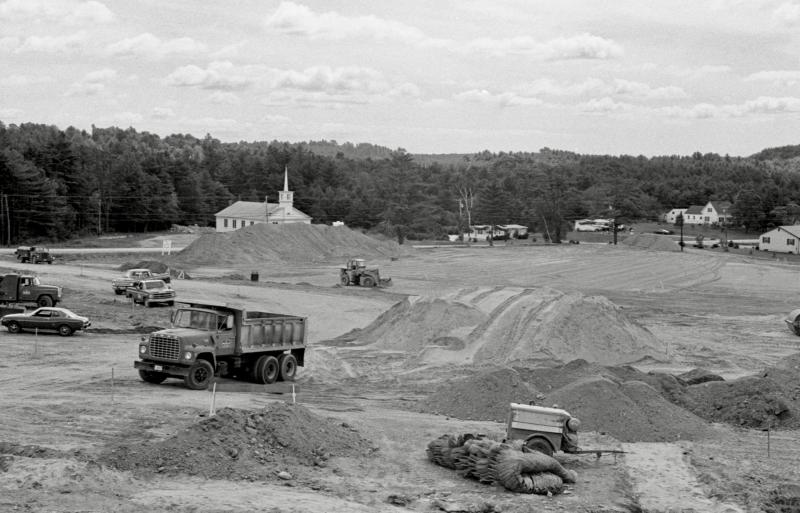 Reconstruction of the athletic fields and parking area at Wiscasset High School. PHIL DI VECE photo Reconstruction of the athletic fields and parking area at Wiscasset High School. PHIL DI VECE photo