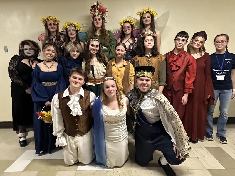 The cast of Shakespeare's "A Midsummer Night's Dream.” Mary Miller photo Mary Miller photo