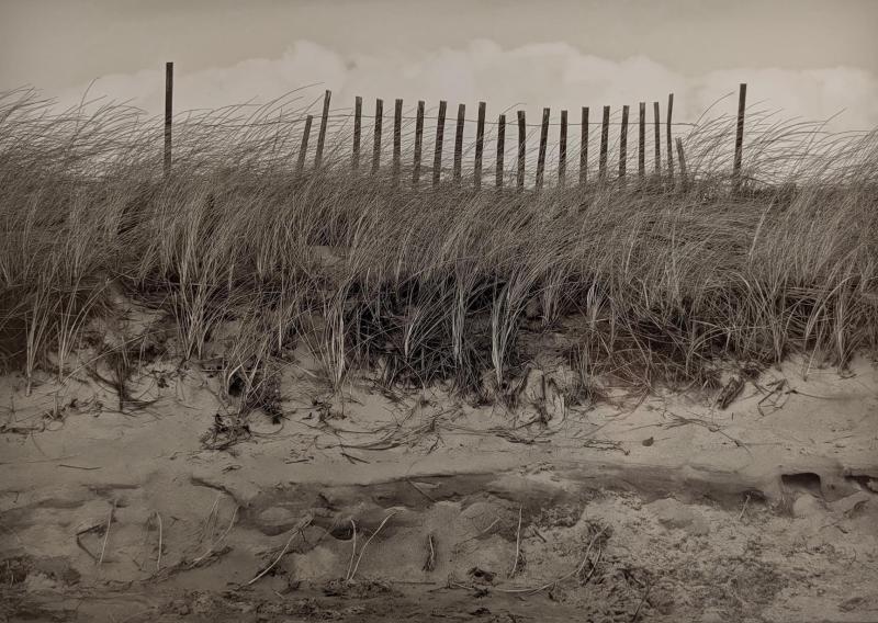 Bill Shumaker's "Hurricane Fence." Bill Shumaker's "Hurricane Fence."