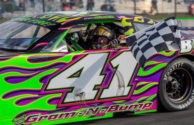 Logan Melcher dominated the Norm's Used Cars Pro Stocks on Opening Day. Jasen Dickey Photography Logan Melcher dominated the Norm's Used Cars Pro Stocks on Opening Day. Jasen Dickey Photography