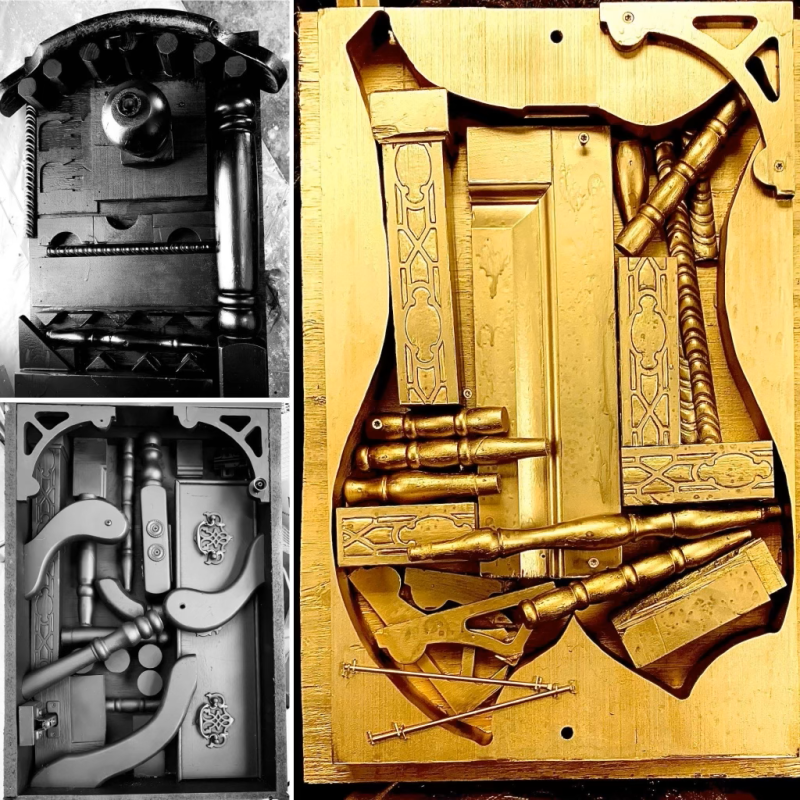 Using recycled materials from the local transfer station, BRHS students made Louise Nevelson-inspired assemblages for the Student Art Show. Courtesy of Manon Lewis Using recycled materials from the local transfer station, BRHS students made Louise Nevelson-inspired assemblages for the Student Art Show.. Courtesy of Manon Lewis
