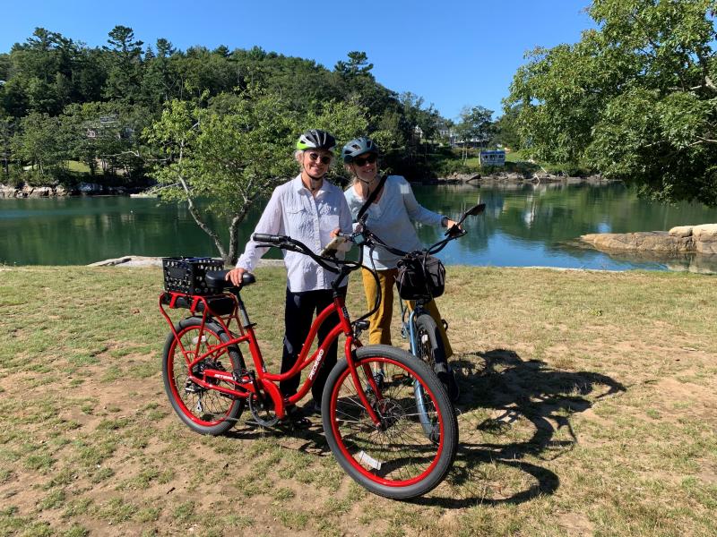 Discover historic hidden gems scattered all around Boothbay Harbor on the Hidden Harbor E-Bike Tour. Hidden Harbor E-Bike Tour of Boothbay Harbor