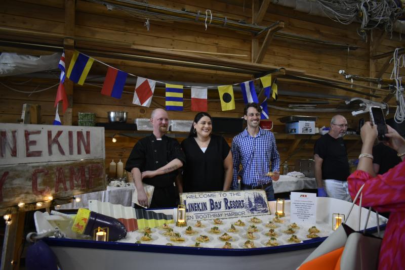 L:inekin Bay Resort team. LISA KRISTOFF/Boothbay Register